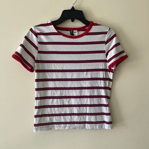 H&M Divided Striped Crop Top